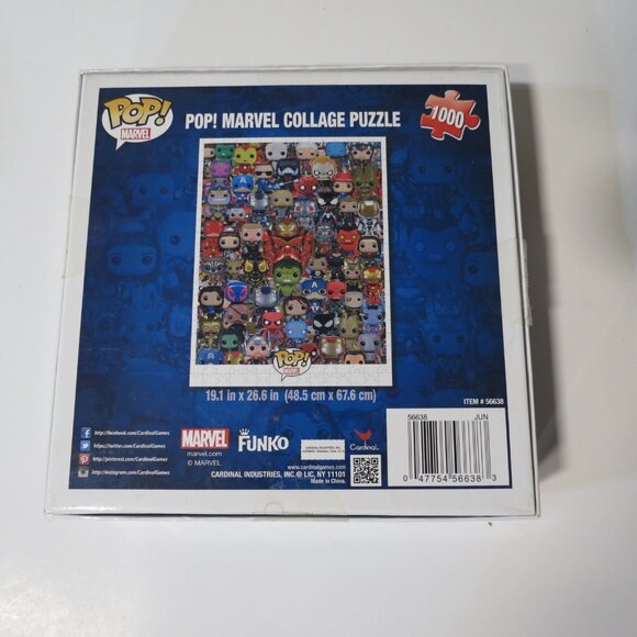 Marvel Puzzle Colorful 1000-Piece Game Set - Picture 2 of 2